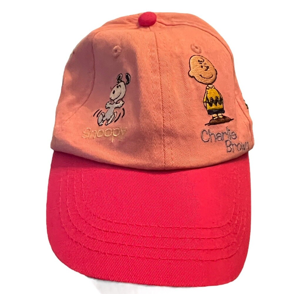 Peanuts Charlie Brown Snoopy Lucy Linus Hat Youth Size Adjustable Kings Dominion